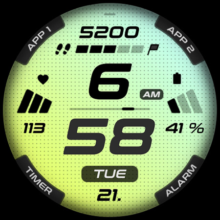 SPORT xR: Watch face screenshot