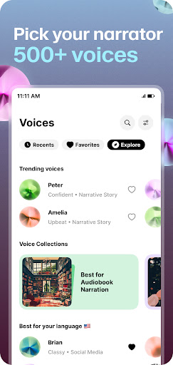 ElevenReader - Text to Speech screenshot