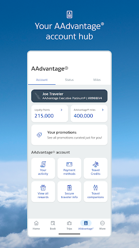 American Airlines screenshot