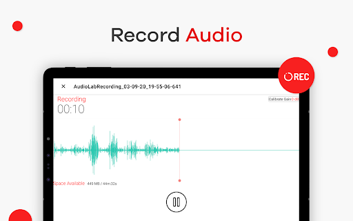 AudioLab Audio Editor Recorder screenshot