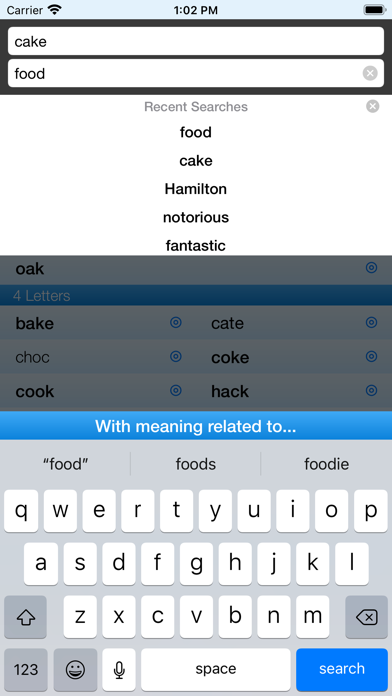 RhymeZone Rhyming Dictionary screenshot