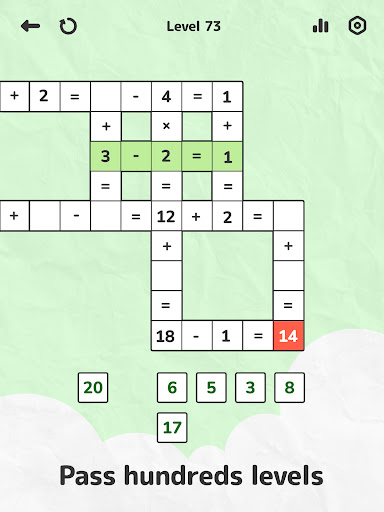 Math Crossword — Number puzzle screenshot