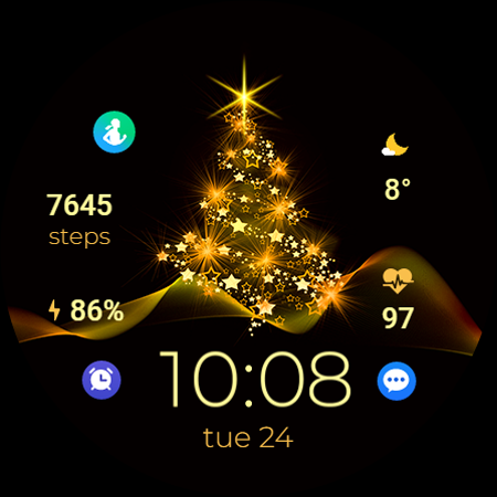 TVV Christmas 2 Watch Face screenshot