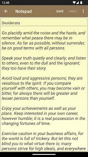 Notepad - simple notes screenshot