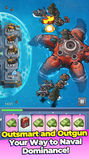 Sea Clash: Idle Naval Battle screenshot