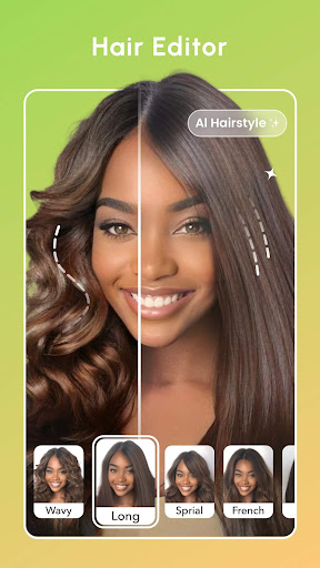 FacePic Face Editor, Hair, Age screenshot
