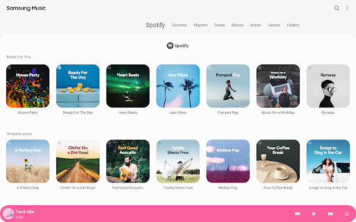 Samsung Music screenshot