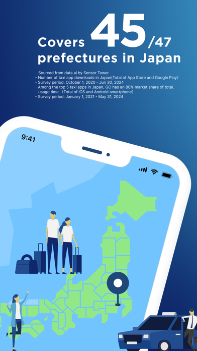 GO / Taxi app for Japan screenshot