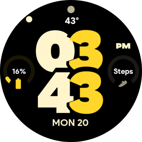Pixel Pro 2 - Watch face screenshot