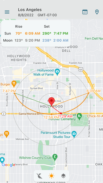 Sun Position, Sunrise/set PRO screenshot