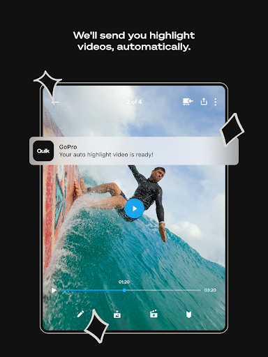GoPro Quik: Video Editor screenshot