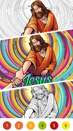 Bible Color Paint By Number screenshot