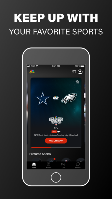 NBC Sports screenshot
