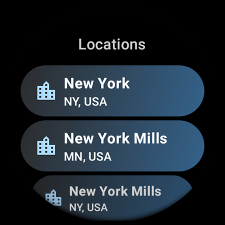Weather Complications: Wear OS screenshot