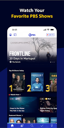 PBS: Watch Live TV Shows screenshot