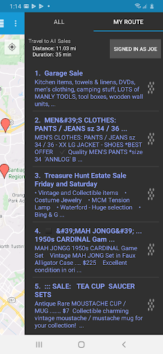 Yard Sale Treasure Map screenshot