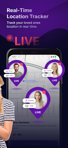 GPS Location Tracker Phone App screenshot
