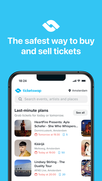 TicketSwap - Buy, Sell Tickets screenshot