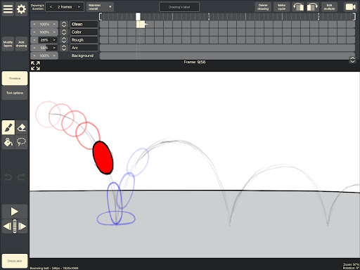 RoughAnimator - animation app screenshot