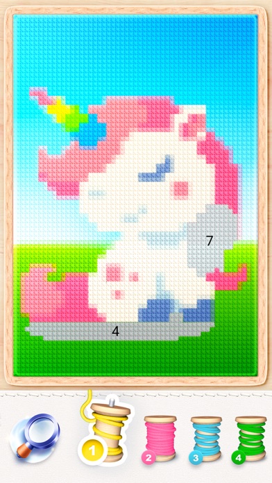 Magic Cross Stitch: Pixel Art screenshot