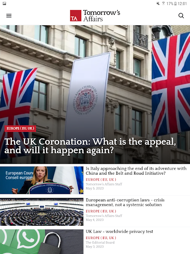 Tomorrow's Affairs screenshot