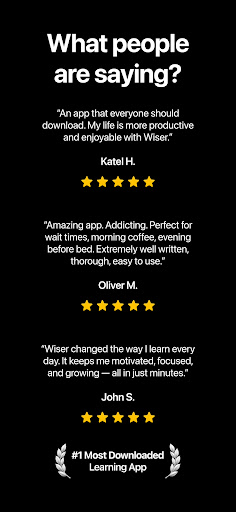 Wiser - 15 minutes Audio Books screenshot