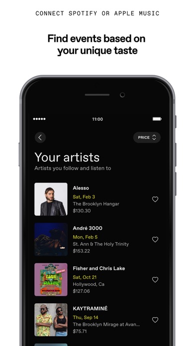 DICE: Live Shows screenshot