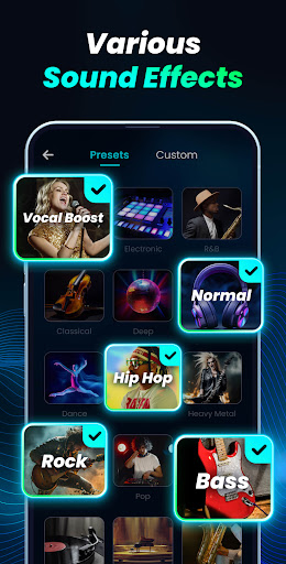 Volume Bass Booster, Equalizer screenshot