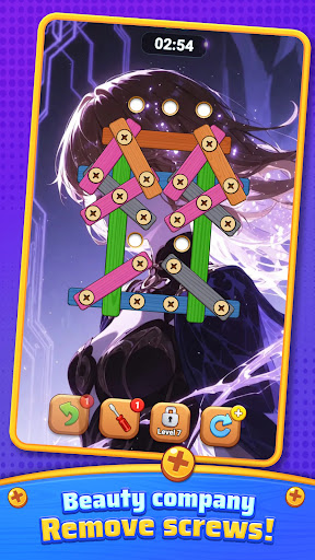 Wood Screw Lovely Puzzle screenshot
