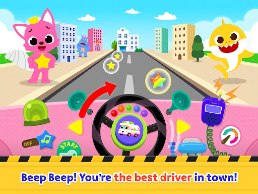 Baby Shark Car Town: Kid Games screenshot
