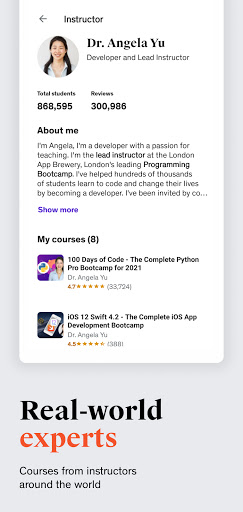 Udemy - Online Courses screenshot