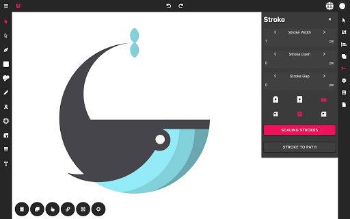 Vector Ink: SVG, Illustrator screenshot