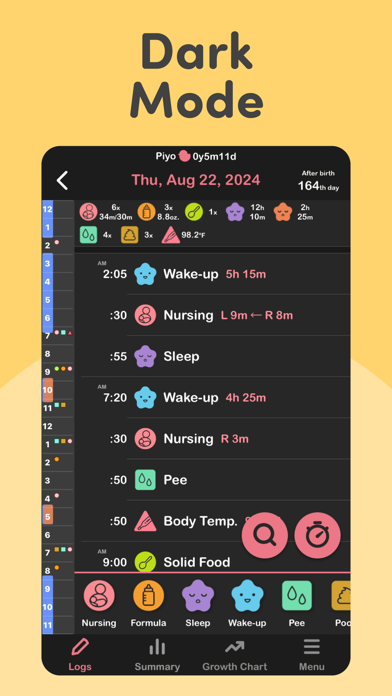 PiyoLog: Newborn Baby Tracker screenshot