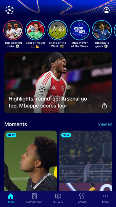 Champions League Official screenshot