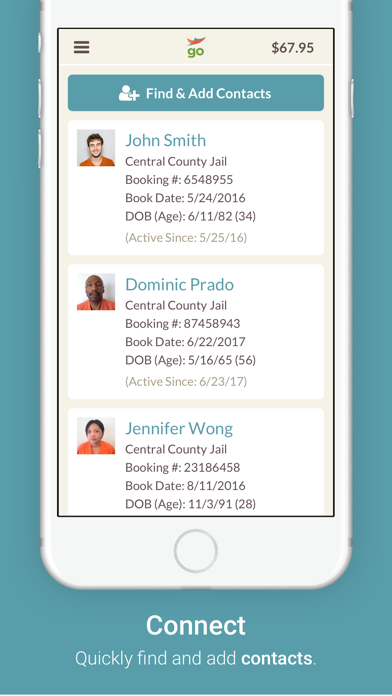 GettingOut Visits screenshot