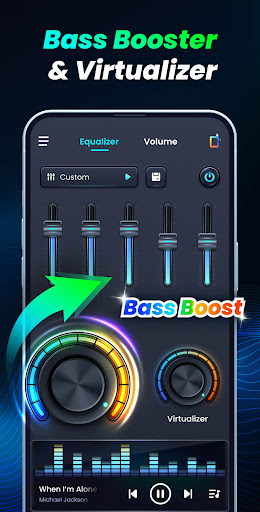 Volume Bass Booster, Equalizer screenshot