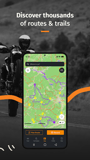 REVER - Motorcycle GPS & Rides screenshot