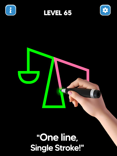 Line Drawing: No Lift Puzzle screenshot