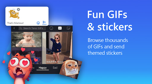 Microsoft SwiftKey AI Keyboard screenshot