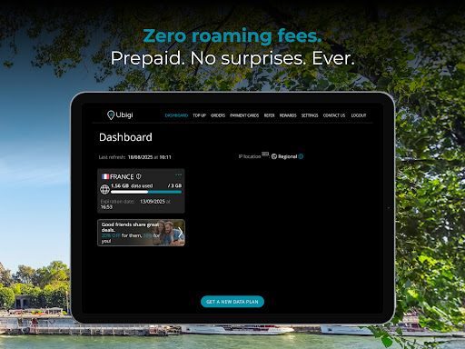 Ubigi: Travel eSIM & data plan screenshot