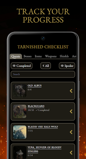 Tarnished Checklist Premium screenshot