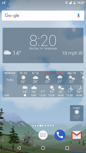 YoWindow Weather and wallpaper screenshot