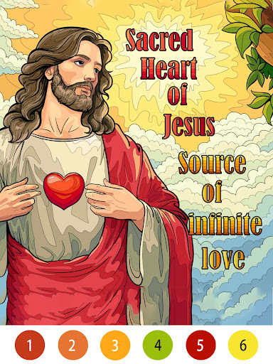 Bible Color Paint By Number screenshot