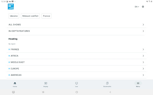 FRANCE 24 - Live news 24/7 screenshot