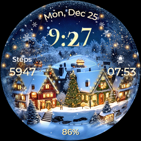 Animated North Pole Christmas screenshot