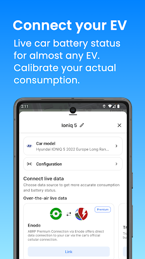 A Better Routeplanner (ABRP) screenshot