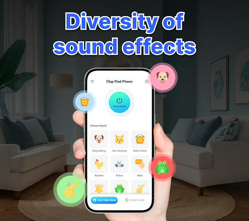 FiMe: Find Phone By Clap Hand screenshot