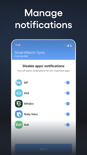 SmartWatch & BT Sync Watch App screenshot