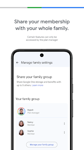 Google One screenshot