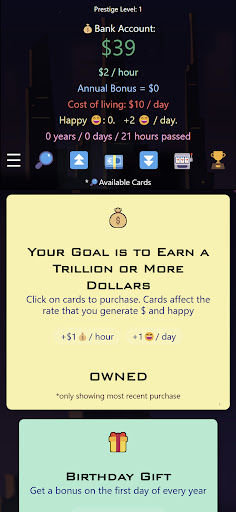 Idle Trillionaire: Money Game screenshot
